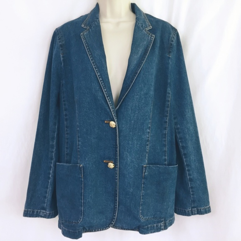 VINTAGE RALPH LAUREN JEANS CO. DENIM CO. JACKET  L